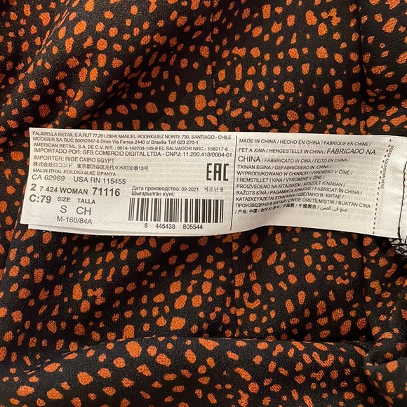 Sleek Black and Brown Print Long Sleeve Midi Dress! - Picture 11 of 13